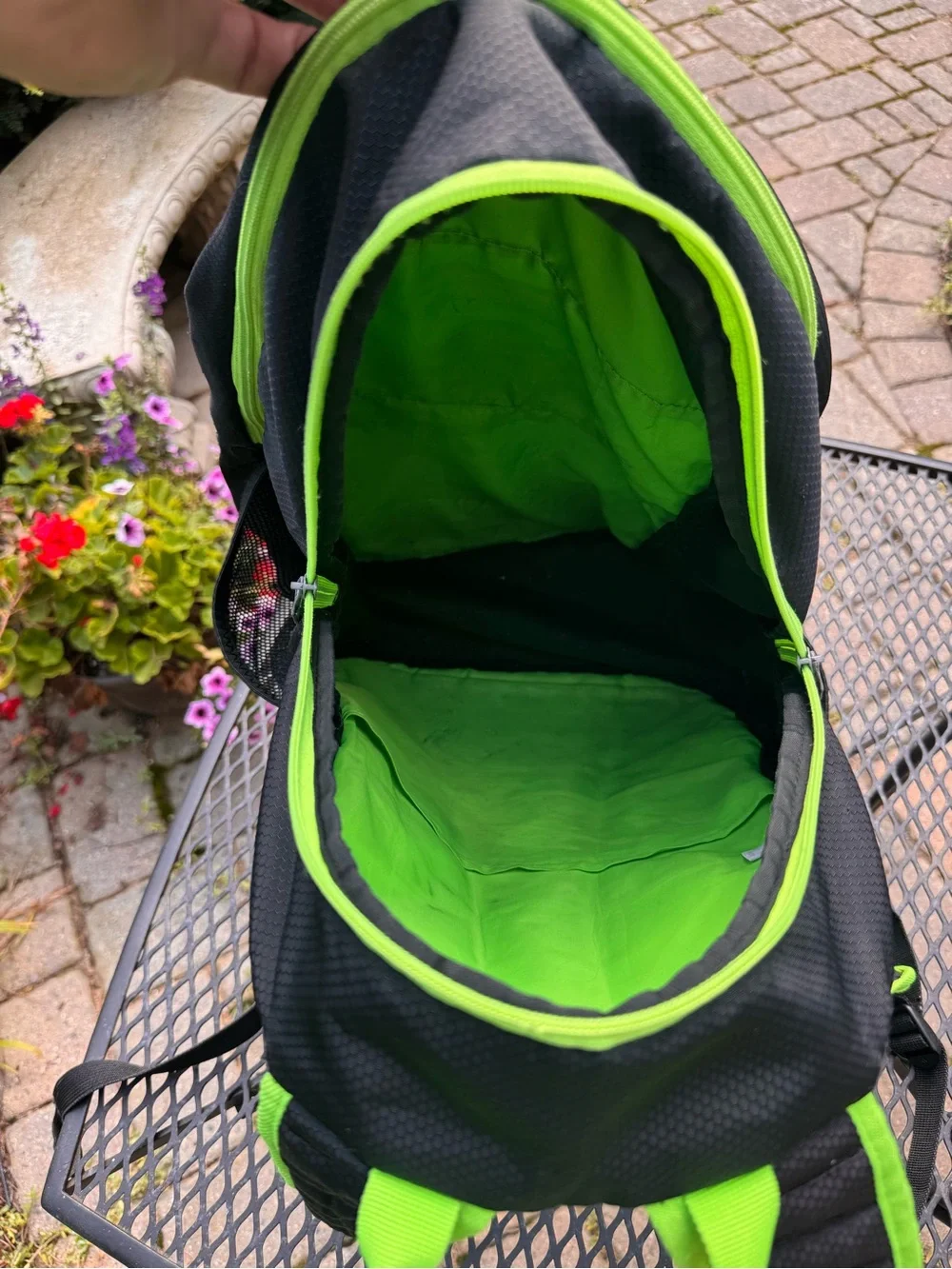 adidas Black and Neon Green Men's Backpack - Multi-Compartment Sport Pack